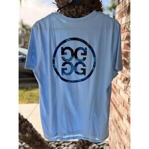 G/FORE Men's Graphic Tee — Size M — Light Blue